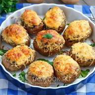 Рецепт Картофеля, фаршированного грибами