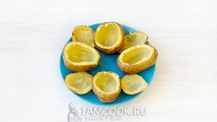 Рецепт картофеля, фаршированного грибами