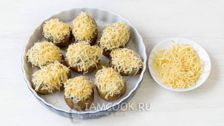 Рецепт картофеля, фаршированного грибами