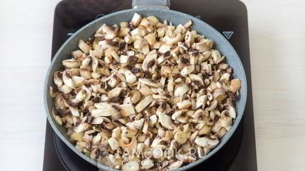 Рецепт картофеля, фаршированного грибами