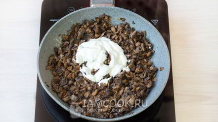 Рецепт картофеля, фаршированного грибами