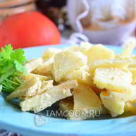 Рецепт Картофеля, запеченного в сметане