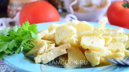 Рецепт картофеля, запеченного в сметане