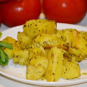 Рецепт Картошки запеченной с ароматными травами