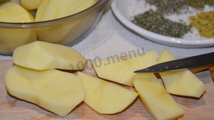 Рецепт картошки запеченной с ароматными травами