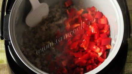 Рецепт ленивого фаршированного перца в мультиварке