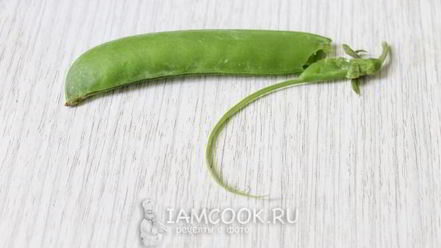 Рецепт обжаренного стручкового гороха