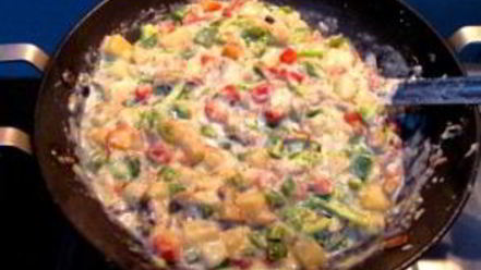 Рецепт овощей в духовке под сыром