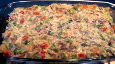 Рецепт овощей в духовке под сыром