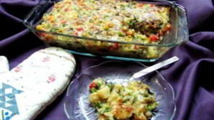 Рецепт овощей в духовке под сыром