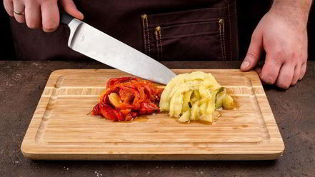 Рецепт овощной кесадильи с красной фасолью