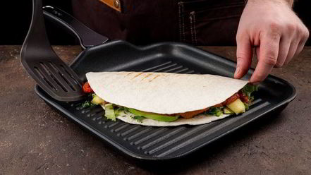 Рецепт овощной кесадильи с красной фасолью