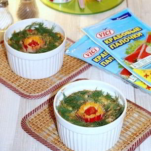 Рецепт Пекинской капусты с крабовыми палочками