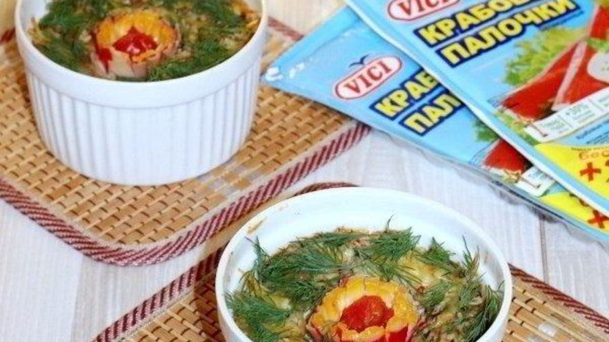 Рецепт пекинской капусты с крабовыми палочками