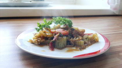 Рецепт Пряных тушеных овощей