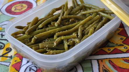 Рецепт стручковой фасоли в маринаде