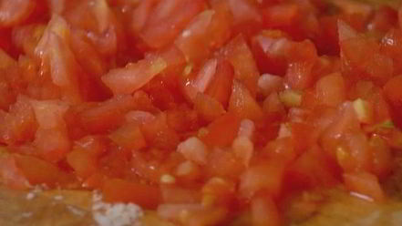 Рецепт цукини, запеченные с помидорами, сыром и чили