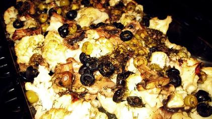 Рецепт Цветной капусты с грибами