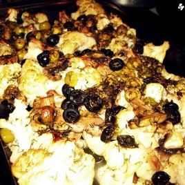 Рецепт Цветной капусты с грибами