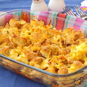 Рецепт Цветной капусты запеченной в панировочных сухарях