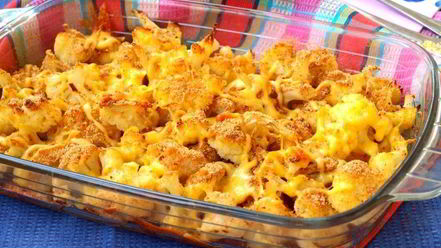 Рецепт цветной капусты запеченной в панировочных сухарях