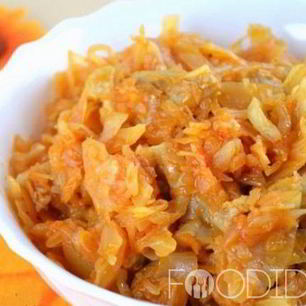 Рецепт Тушеной капусты с грибами