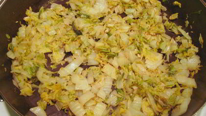 Рецепт Тушеной пекинской капусты