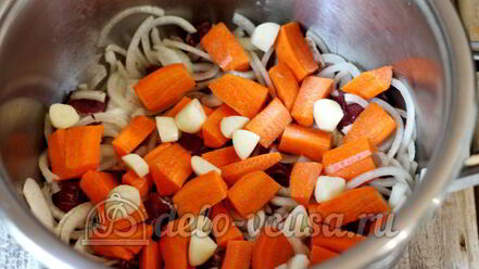 Рецепт тушеных овощей с мясом