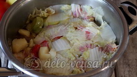 Рецепт тушеных овощей с мясом