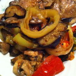 Рецепт Тушеных овощей с шампиньонами