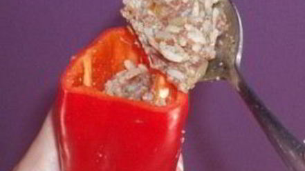 Рецепт тушеных перцев с фаршем