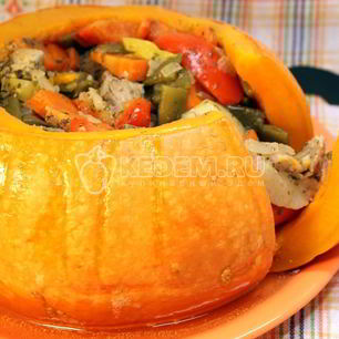 Рецепт Тыквы Фаршированной голова Джека