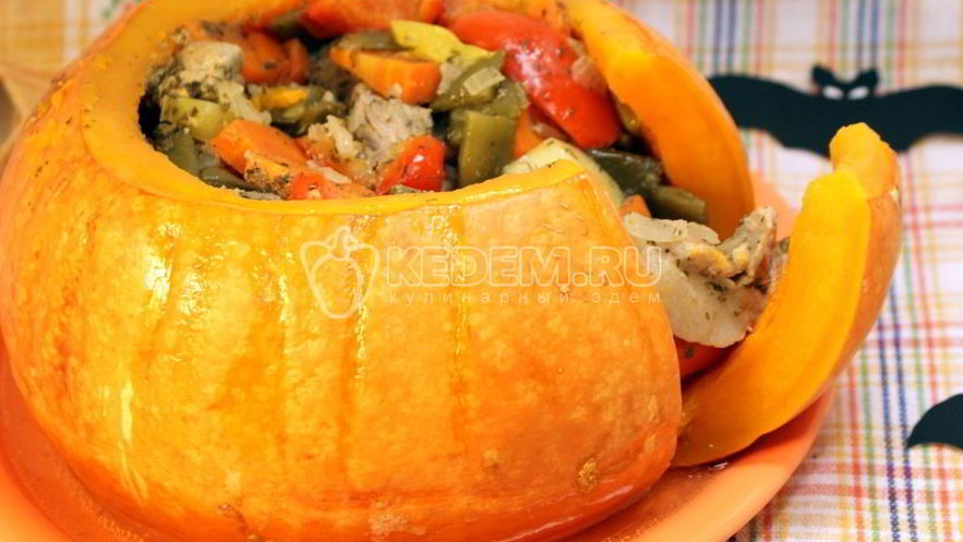 Рецепт тыквы фаршированной голова джека