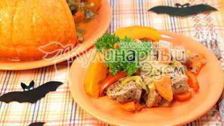 Рецепт тыквы фаршированной голова джека