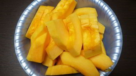 Рецепт запеченной тыквы с чесноком