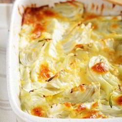 Рецепт Запеченного фенхеля с пармезаном и тимьяном