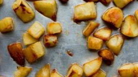 Рецепт запеченного картофеля кусочками