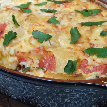 Рецепт Запеченного картофеля с фаршем