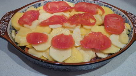 Рецепт запеченного картофеля с фаршем