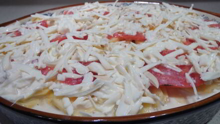 Рецепт запеченного картофеля с фаршем