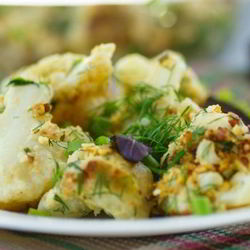 Рецепт Жаренной цветной капусты с грибами в кляре