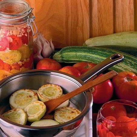 Рецепт Жареных кабачков с чесноком