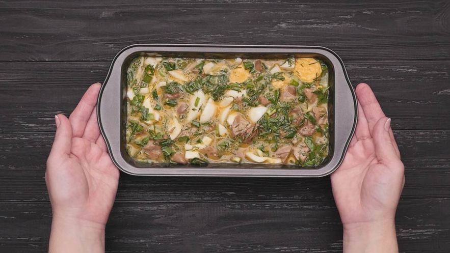 Рецепт дроба с куриной печенью