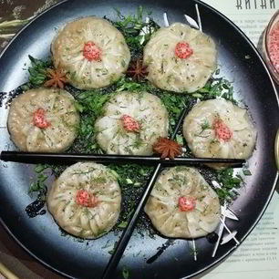 Рецепт Гедзы с паштетом из тунца и куриной печенью