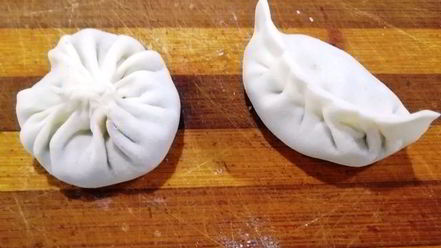 Рецепт гедзы с паштетом из тунца и куриной печенью