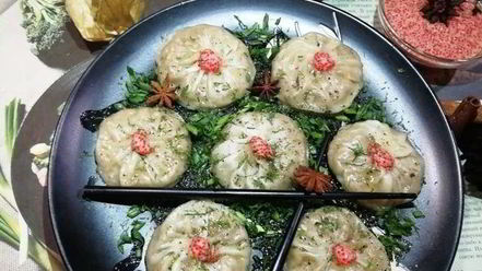 Рецепт гедзы с паштетом из тунца и куриной печенью