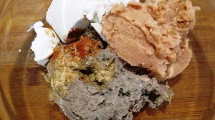 Рецепт гедзы с паштетом из тунца и куриной печенью