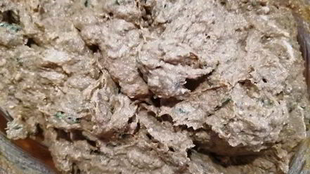 Рецепт гедзы с паштетом из тунца и куриной печенью