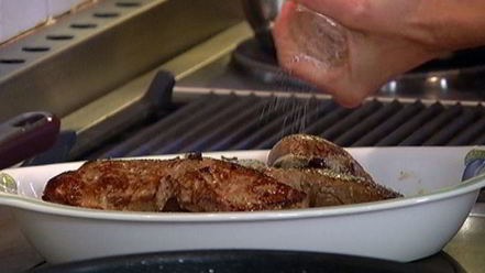 Рецепт говяжьей печени с шалфеем