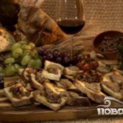 Рецепт Кростини с куриной печенью